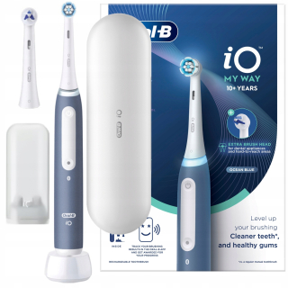 Oral-B iO Series 4 My Way Ocean Blue elektrická zubná kefka + hlavica